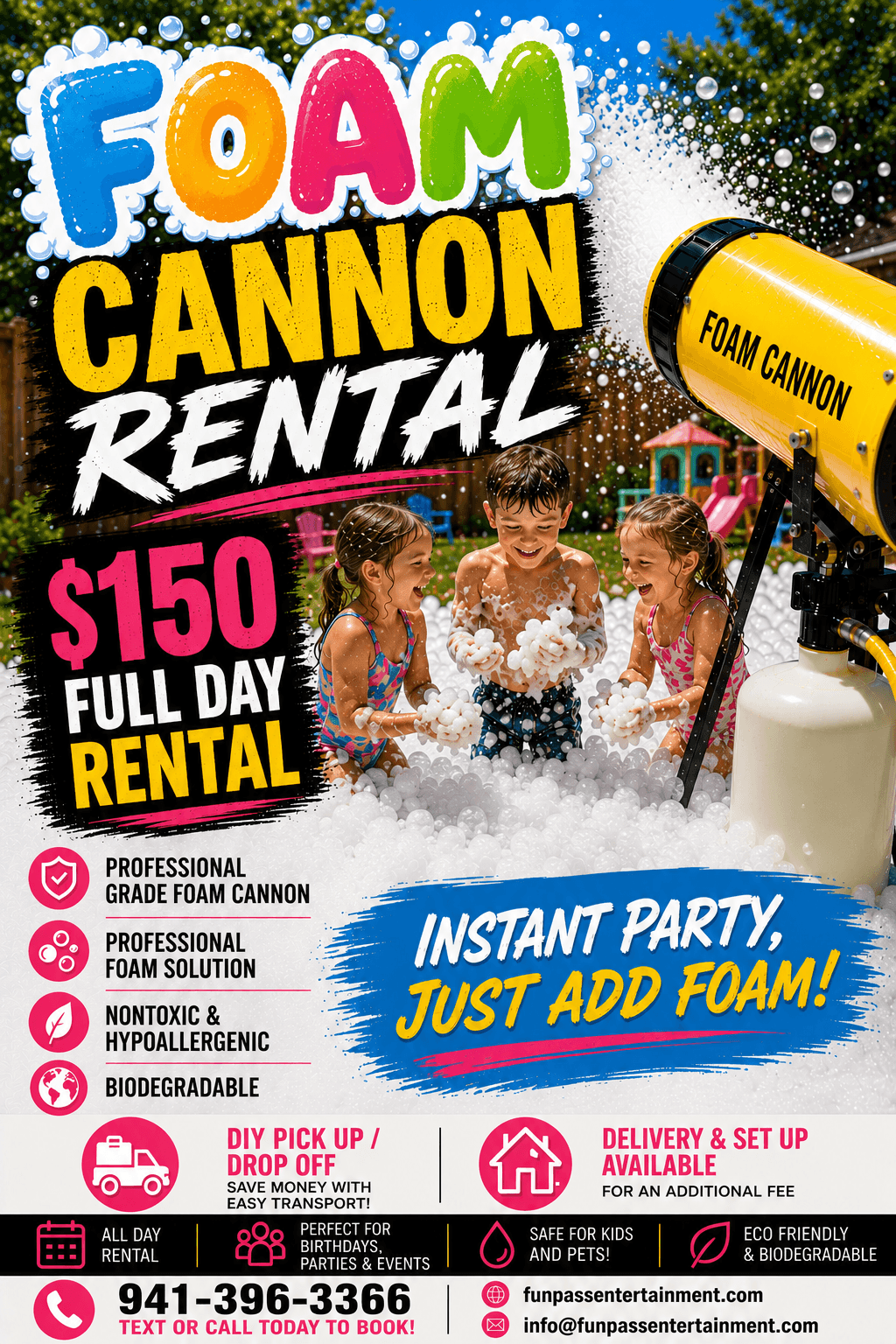 Foam Cannon Rental